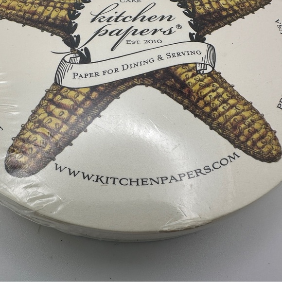 Cake Kitchen Papers Starfish Coasters - Cream Nautical Beach Surf Beachcomber - Picture 8 of 10